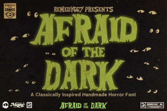 Afraid of the Dark: A Display Font That Sets the Mood—Fast