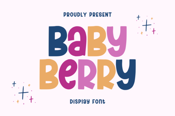 Baby Berry: A Playful Display Font for Handmade Creators