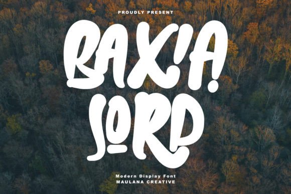 Baxia Jord: A Modern Display Font That Elevates Handmade Products