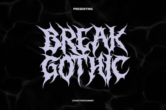 Break Gothic: A Display Font That Commands Attention