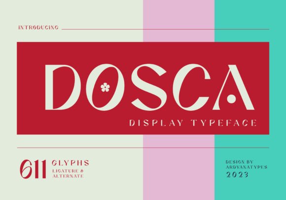 Dosca: A Display Font That Anchors Editorial Calm