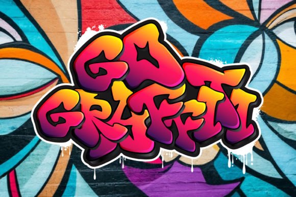 Go Graffiti Font: Bold, Urban Charm for Handmade Labels & Printables