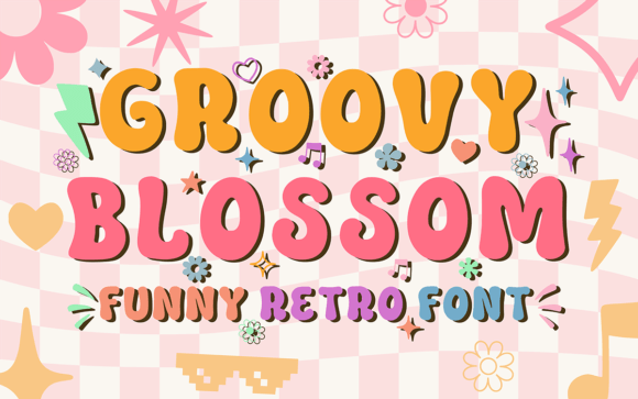 Groovy Blossom: A Display Font That Turns Headlines Into Moments