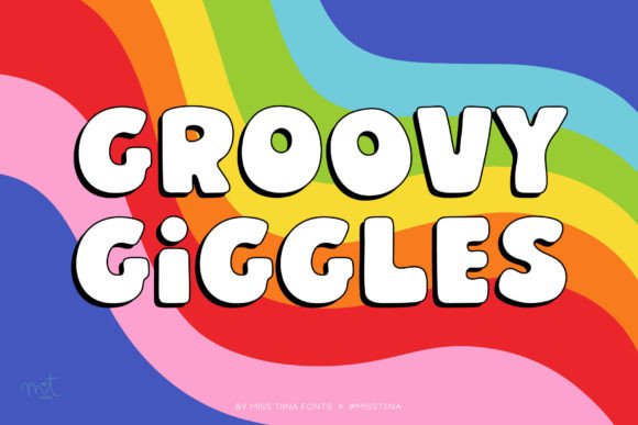 Groovy Giggles: A Playful Display Font That Makes Your Brand Feel Like Home