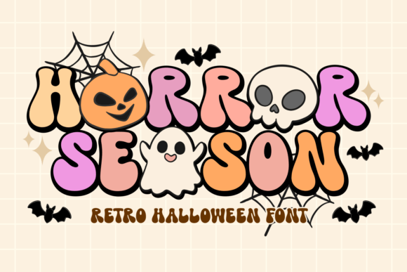 Horror Season: A Playful, Polished Display Font for Halloween Branding