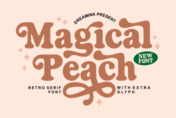 Magical Peach: A Retro Serif Font That Makes Your Brand Feel Instantly Polished