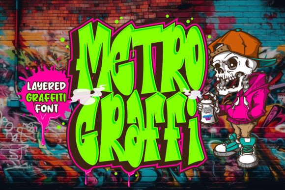 Metro Graffi: A Bold, Playful Display Font for Real Branding