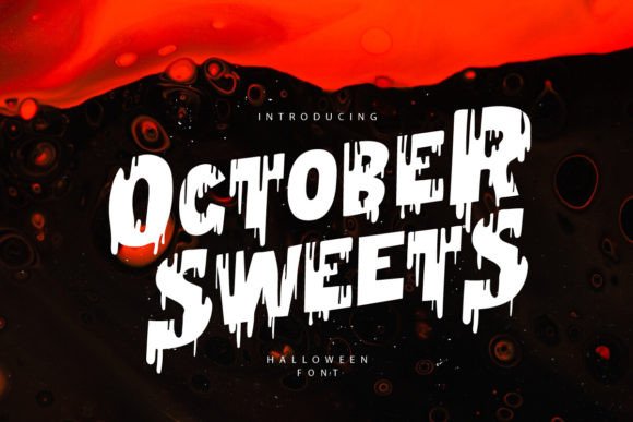 October Sweets: A Playful, Creepy Display Font That Delivers