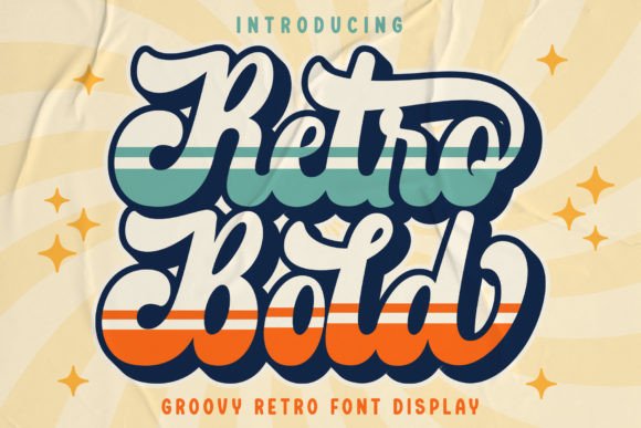 Retro Bold Font: A Vintage Touch for Real Business Branding