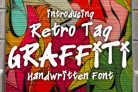 Retro Tag Graffiti: A Display Font with Editorial Soul