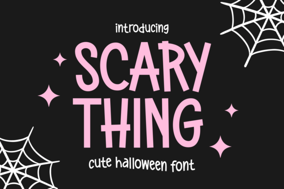 Scary Thing: A Playful Display Font for Spooky Branding