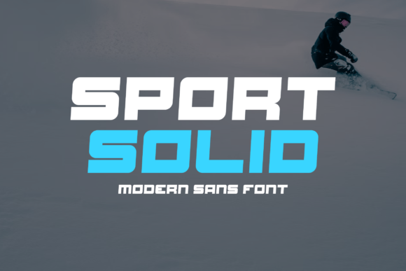 Sport Solid: A Confident Display Font for Sport-Themed Branding
