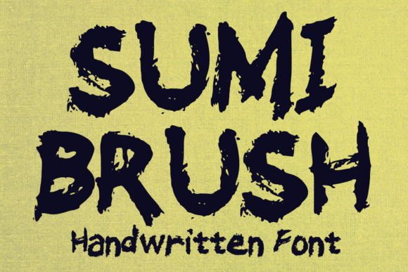 Sumi Brush: A Display Font That Adds Personality to Campaign Headlines