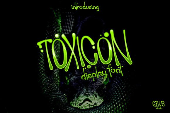 Toxicon Font: Psychedelic Clarity for Campaign Headlines