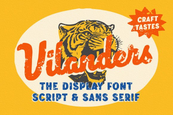 Vilanders: A Hand-Drawn Display Font That Cuts Through the Feed