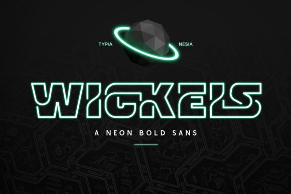 Wickels: A Display Font That Bridges Retro Charm and Sci-Fi Edge