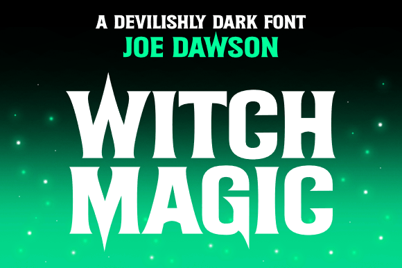Witch Magic Font: Your Spellbinding Display Typeface for Handmade Goods