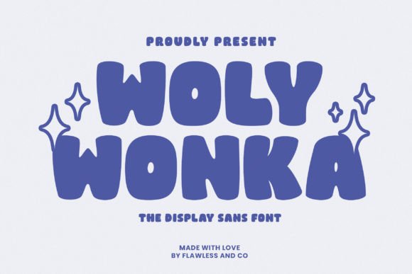Woly Wonka: A Display Font That Cuts Through the Feed